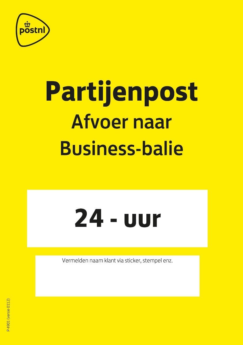 Rolcontainerkaart Partijenpost