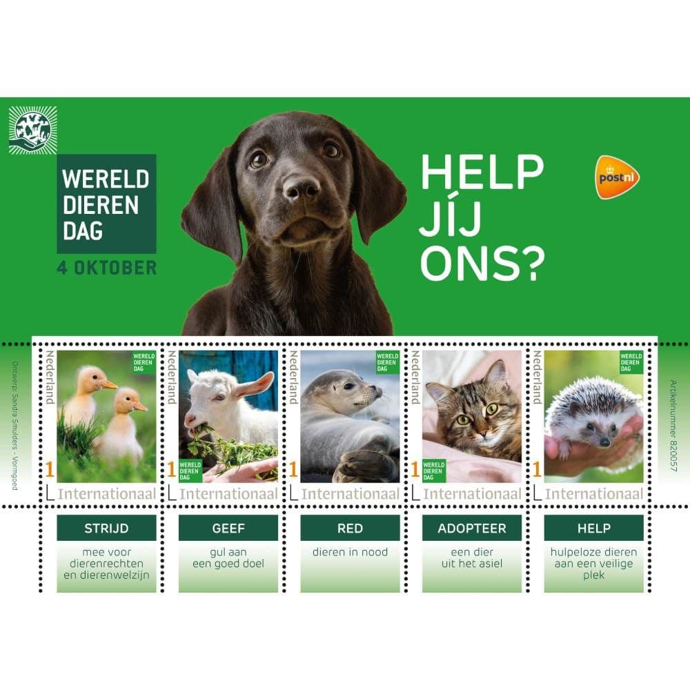 Werelddierendag (postzegelvel)
