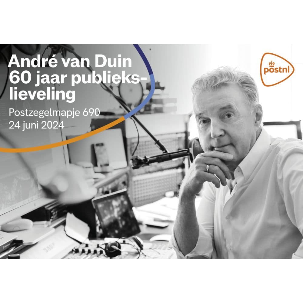André van Duin 60 jaar publiekslieveling (postzegelmapje nr. 690)