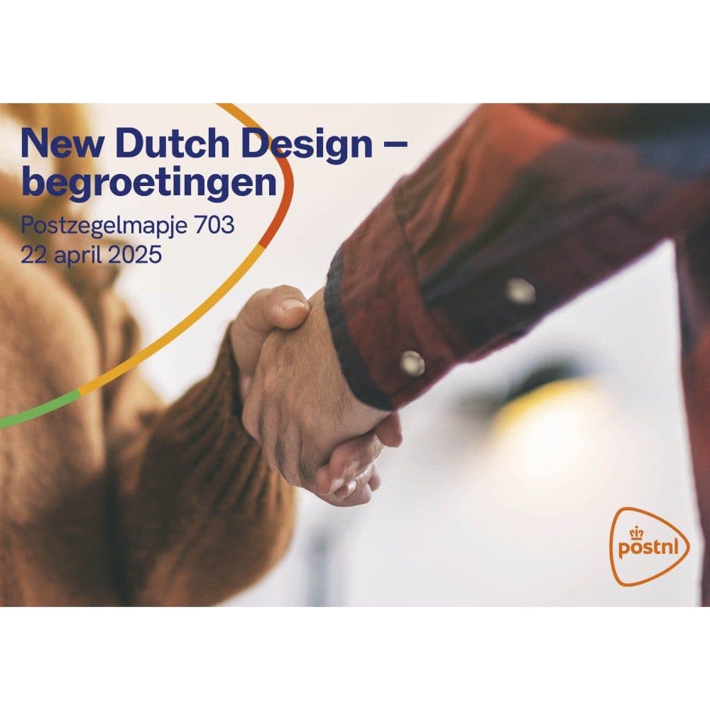 New Dutch Design – begroetingen (postzegelmapje nr. 703)