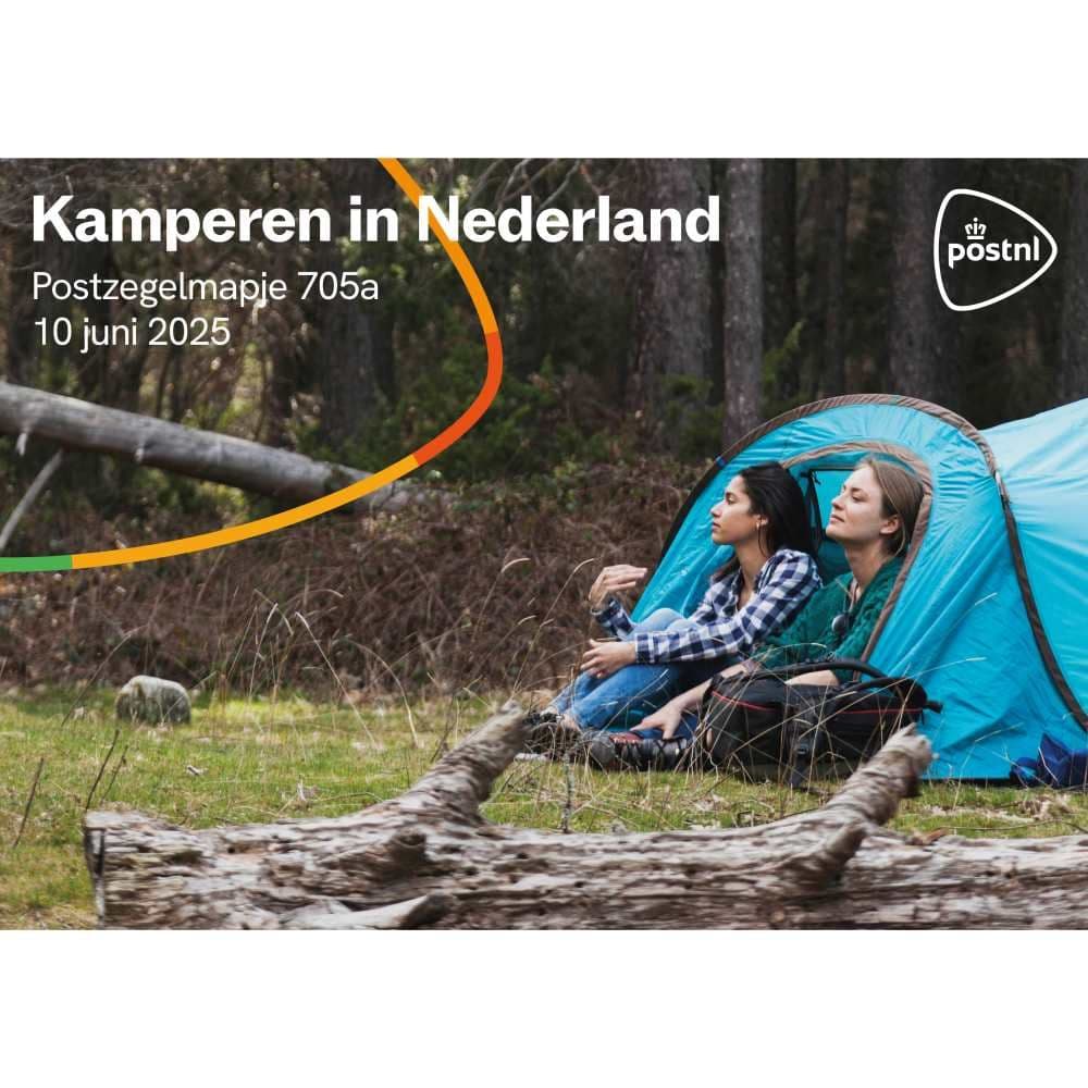 Kamperen in Nederland (postzegelmapje nr. 705a)