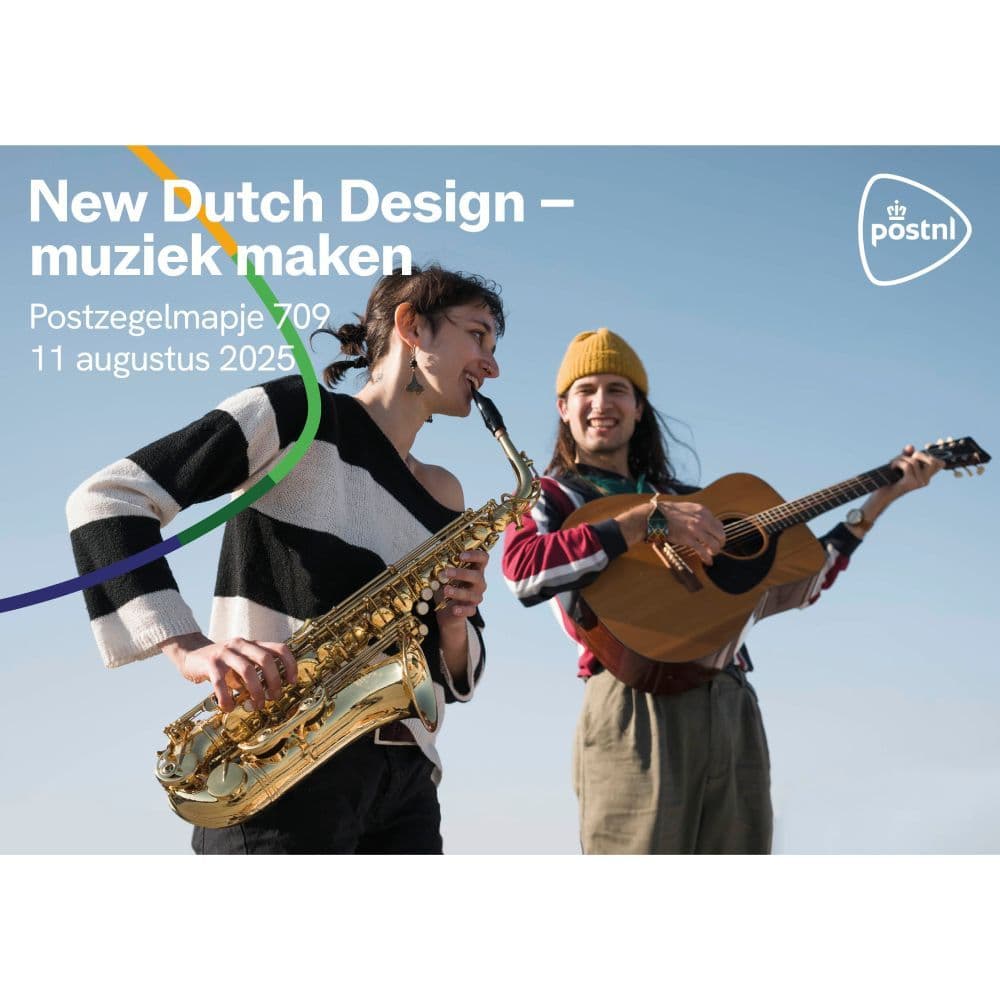 New Dutch Design – muziek maken (postzegelmapje nr. 709)