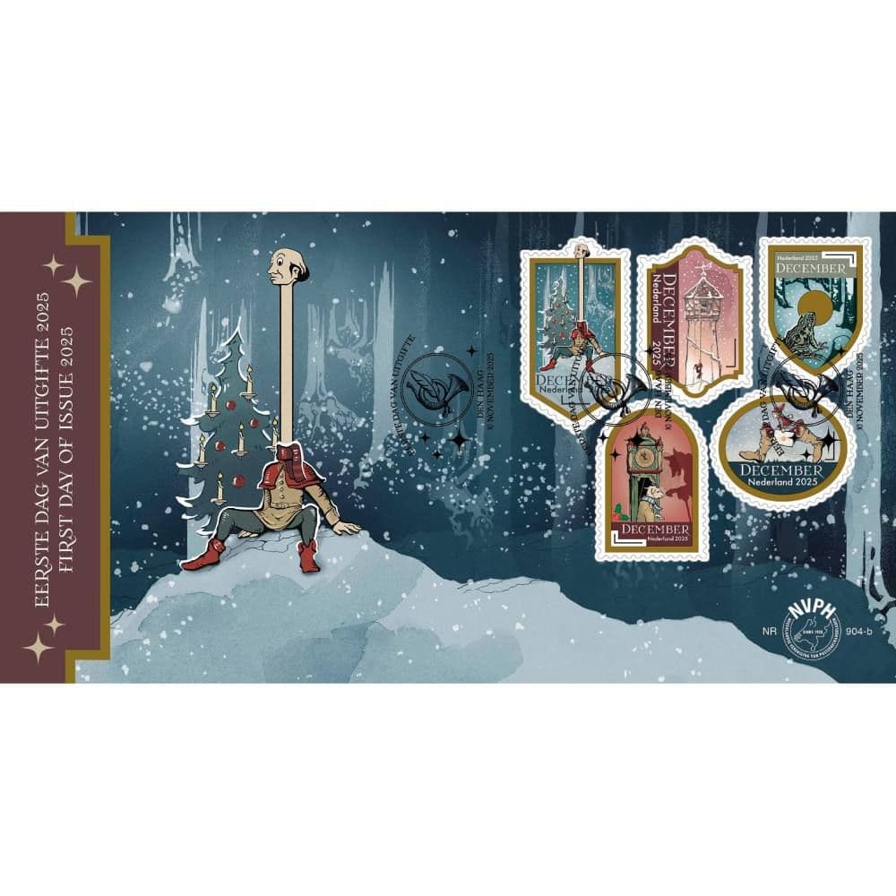 Decemberzegels 2025 (eerstedagenvelop nr. 904b)