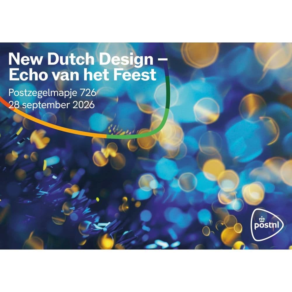 New Dutch Design – Echo van het feest (postzegelmapje nr. 726)