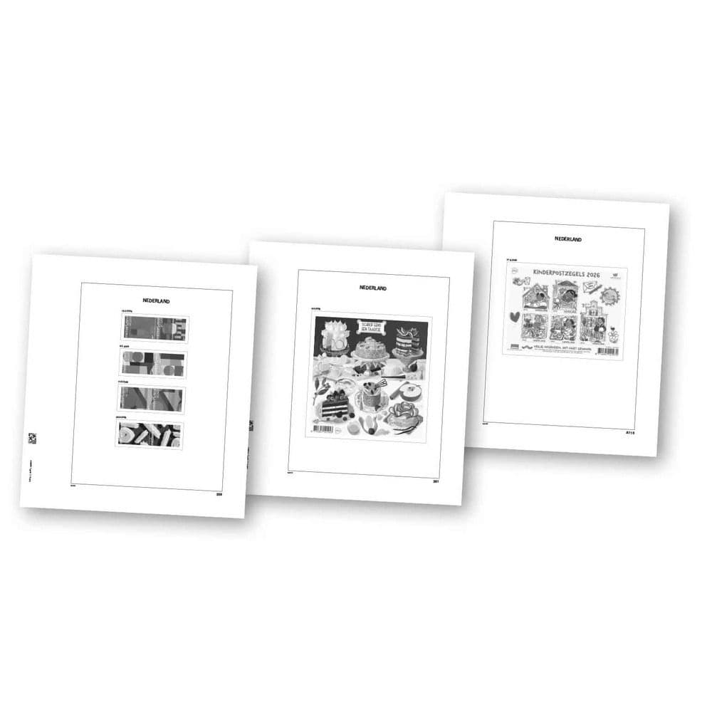 Abonnement Albumbladen Zwart-wit postzegels