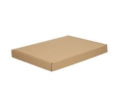 Brievenbusdoos A4 bruin 299X213X28mm + bovenklep