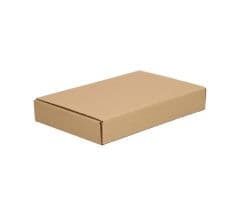 Brievenbusdoos A6 bruin 180X115X28mm