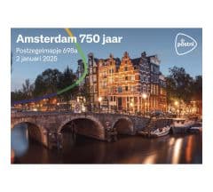 Amsterdam 750 jaar (postzegelmapje nr. 698a)
