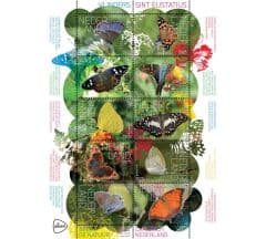 Beleef de natuur – vlinders Sint Eustatius (postzegelvel)