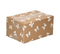 Cadeau doos 186 x 124 x 88mm met strikken