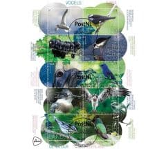 Beleef de natuur - vogels Saba (gestempeld postzegelvel)