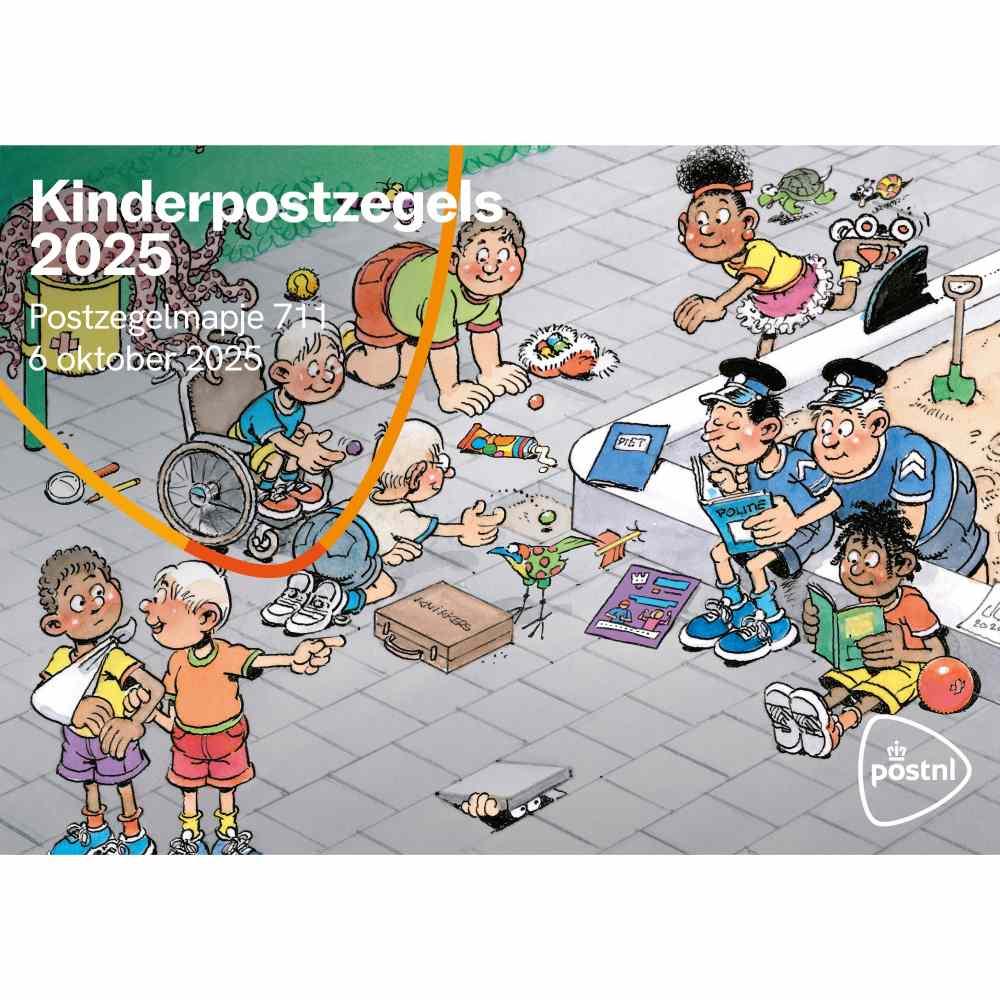 Kinderpostzegels 2025 postzegelmapje Nr 711 PostNL Webshop kinderpostzegels-2025-postzegelmapje-nr-711-postnl-webshop