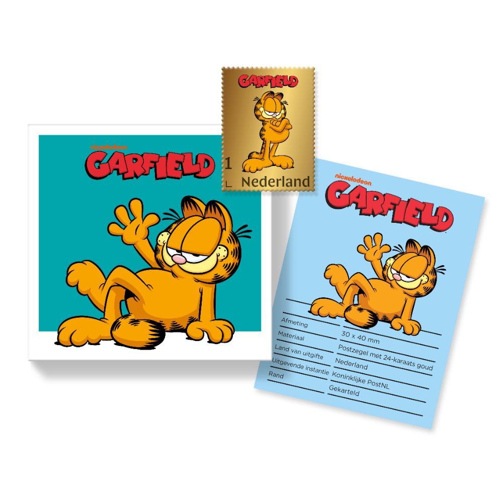 Garfield Gold Stamp with Packaging