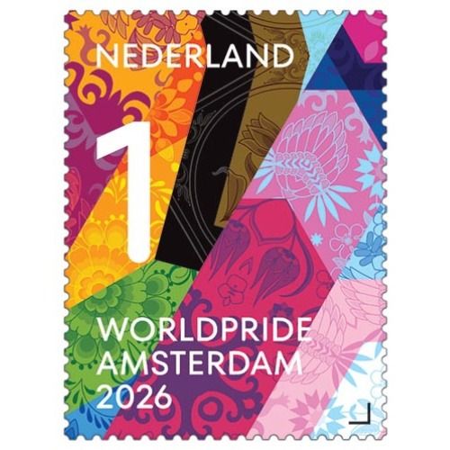WorldPride Amsterdam 2026 Stamp Detail
