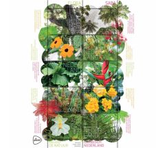 Beleef de natuur - Flora Saba (postzegelvel)